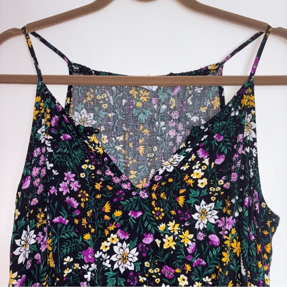 5/$25 Old Navy Women’s Medium Floral Print Spaghetti Strap Romper Cottagecore - Picture 4 of 9